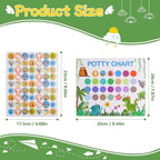 MCGMITT Portable Potty for Kids Travel - Foldable Training Toilet Chair for Toddler Girls with Storage Bags, Potty Training Toilet for Outdoor and Indoor Easy to Clean(Green)