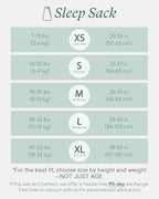 Supersoft Sleep Sack 1.0 TOG, Premium Bamboo Viscose Baby Sleeping Bag 2-Way Zipper Sleep Sack Baby Wearable Blanket