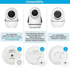 Adjustable Baby Monitor Mount for HelloBaby HB65/HB40/HB6550/HB66/HB6339/HB6550 Pro, ANMEATE SM935E, Universal Baby Monitor Wall Mount with Perfect View and Easy to Install