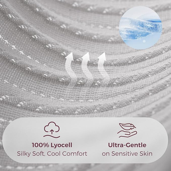 Momcozy Ultra-Light Nursing Cover for Breastfeeding, Soft Breathable Tencel™ Lyocell Fabric, Multi-Use Feeding Shawl, Newborn Essentials Must Haves(Light Gray)