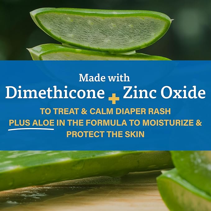 A+D Treat + Heal Zinc Oxide Diaper Rash Cream 16 oz Jar - Soothes & Treats Diaper Rash - Zinc Oxide 10% Dimethicone 1% - Easy Spreading Cream for Baby - Fast Acting