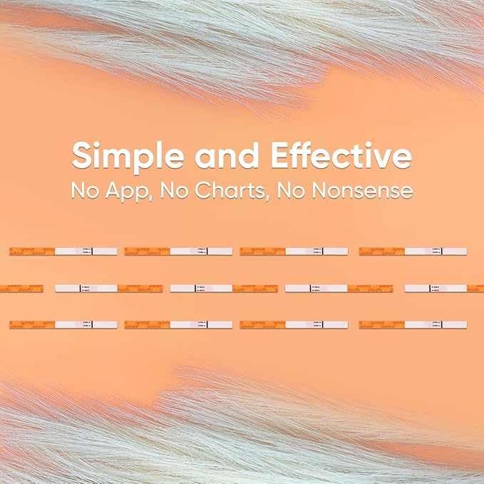 Wondfo 5mm Pregnancy Test Strips - HCG Detection 25 MIU/ml, Home Test of Reliable Result - 10 Count