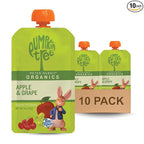 Pumpkin Tree Peter Rabbit Organics, Organic Apple and Grape 100% Pure Fruit Snack, 4 Ounce (Pack of 10)