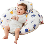 Nursing Pillow for Breastfeeding & Bottle Feeding –Breastfeeding Pillow with Adjustable Waist Strap, Feeding Pillow for Tummy Time,Removable Cotton Cover for Mom Comfort (Forest)