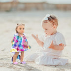 K.T. Fancy 8pcs Girl Doll Clothes and Accessories Sleeping Bag Mermaid Tail Dresses and Bikini Outfit Clothes Fits 18 Inch Girl Doll