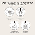 Baby Tula Breathable Mesh Panel Free-to-Grow Baby Carrier - Adjustable, Comfortable, Newborn to Toddler Carrier - Ergonomic Fit for 7lbs to 45lbs - Back & Front Carry Options - Urbanista (Black)