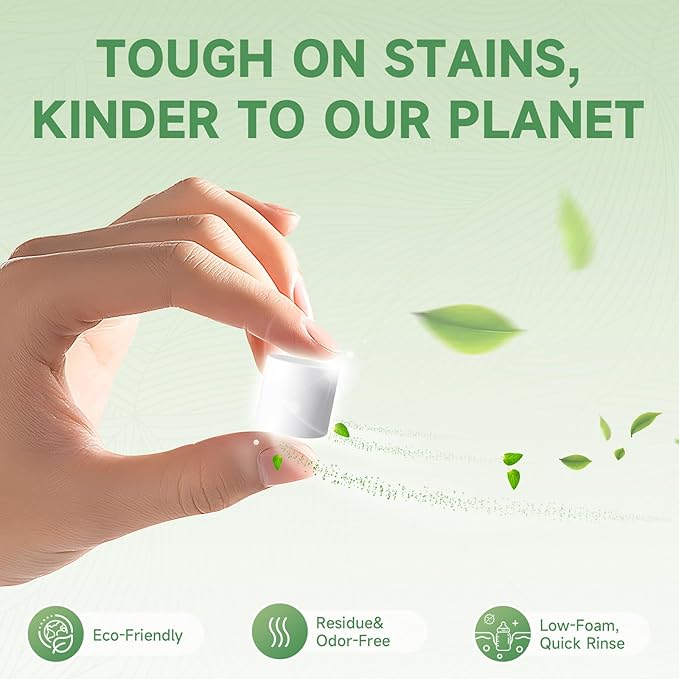 120PCS Baby Bottle Washer Tablets for Momcozy & Baby Brezza Pro, Natural Enzyme Detergent,Deep Cleaning, Chlorine & Fragrance Free, No Residue, Universal Fit All Bottle Washers Machines