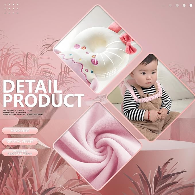 Baby Head Protector,Adjustable Baby Head Protection Backpack (Rabbit)