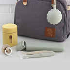 Silicone Baby Spoons for Baby Led Weaning, Spoons with Storage Box，Feeding Spoons for First Stage Baby Dishwasher Safe (Green)