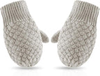 Baby Knit Mittens Toddler Boys Girls Gloves Winter Infant Newborn No Scratch Mitten 0-3 Years