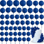 75 Pieces Royal Blue Cake Balls Topper Decorations Foam Cupcake Topper Mini Balloon Cake Topper Balls Cake Picks for Cake Deco Birthday Party Wedding