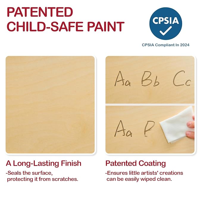 Monläurd® 100% Birch Baby Changing Table with Stairs & Storage, Montessori Toddler Diaper Changing Station, Safe Nursery Furniture for Daycare & Home