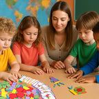 LovesTown 209 PCS Shapes Wooden Pattern Blocks for Kids,Geometric with Activity Cards and Storage Bag, Educational Tangram Puzzles,Great Learning Gift from Parents or Teachers