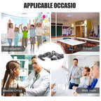 Tatuo Growth Chart Wall Labels Height Indicator Tape Ruler Growth Chart Decor Height Indicator Adhesive Ruler for Home Room Measuring (Black)