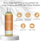 SoCal Suds & Company Baby Shampoo & Body Wash, 2-in-1 Organic Gel - Gentle Castile Soap with Vitamin-Infused Oils & Botanicals - Natural Care for Sensitive Skin Hypoallergenic - 12oz Sweet Orange