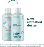 ATTITUDE Bubble Body Wash for Baby, EWG Verified, Dermatologically Tested, Plant and Mineral-Based, Vegan, Good Night, 16 Fl Oz (Pack of 6)