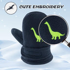 BAVST Baby Toddler Winter Mittens Girls Warm Fleece Lined Gloves Kids Sherpa Lined Mittens for Boys