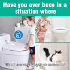 Baby Toilet Safety Locks (2 Pack)| Childproof Toilet Seat Lock | Baby Safety Products | Baby Proofing Kit | Prevents Toddlers from Opening Toilet Lids | 3M Adhesive and Tool-Free Installation（White）