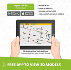 Engino STEM Kit, Learning About Dinosaurs, Building Toys for Kids 9+, STEM Projects, Learning & Education Toys, Engineering Kit, Gifts for Boys & Girls (5 Motorized Models)