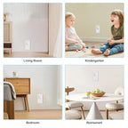 Babepai Outlet Covers Baby Proofing 55-Pack White, Child Proof Electrical Protector Safety Baby Safety Plug Covers