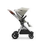 Mompush Ultimate 2 Baby Stroller for Infant and Toddler with Newborn Mode and Reversible Seat, All-Terrain Stroller with All-Wheel Suspension, Includes Car Seat Adapter and Large Storage Basket