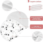 4 Pack Muslin Burp Cloths Stabyhoun Dogs White Cotton Baby Burp Cloths Ultra Soft Burping Cloth Absorbent Spit Up Rags for Newborn Baby Boys Girls 22x11 Inch