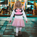 Accmor Toddler Harness Leashes + Anti Lost Wrist Link, Cute Kids Harness Child Leash for Girls, Adorable Child Anti Lost Leash Baby Walking Harness Belt Strap Protector for Outdoor Travel