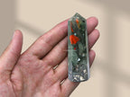Amazing Gemstone African Bloodstone Crystal Towers ~ Natural Healing Crystal Point Obelisk for Reiki Healing and Crystal Grid (2" to 3" Inch)