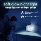 Hiccapop Baby Wipe Warmer and Baby Wet Wipes Dispenser | Baby Wipes Warmer for Babies | Diaper Wipe Warmer with Changing Light, White