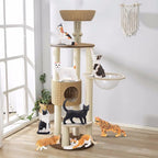 Toymany 8PCS Realistic Cat Figurines, Educational Cat Figures Toy Set, Kitten Halloween Cake Topper Christmas Birthday Gift for Kids Boys Girls Children