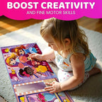 QUOKKA Magnetic Dress-Up Dolls for Girls Boys with 35 Magnetic Pieces - Creative Magnetic Play Set for Home or Travel - Perfect Magnetic Paper Dolls for Ages 3 and Up, Boost Storytelling with Princess