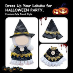 5 Complete Style Clothes Sets for 17cm Dolls - Hat & Overalls Dress Up Outfit for 17cm 15cm Dolls,Designer Outfits Bundle with Luxury/Cute/Sporty Themes, Gift for Doll Lovers (Halloween, 17cm/15cm)