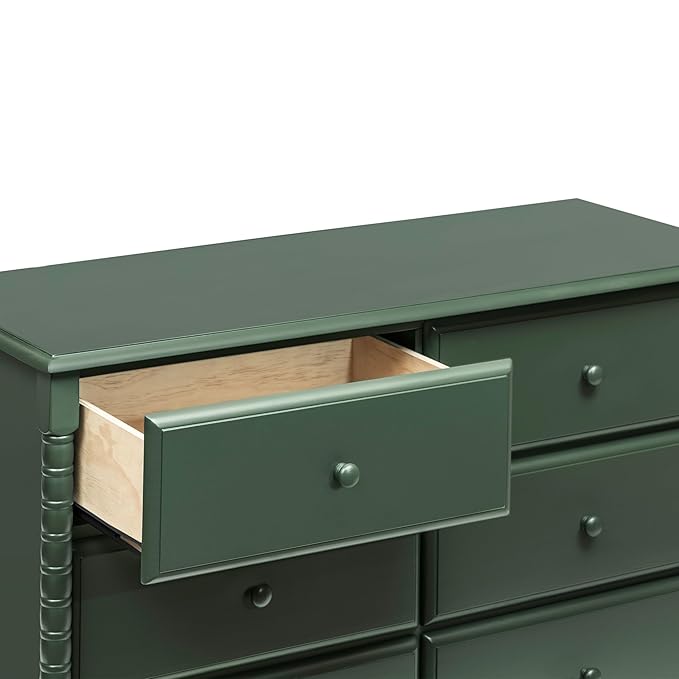 DaVinci Jenny Lind Spindle 6-Drawer Dresser in Forest Green