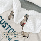 Personalized Baby Crib Bedding Set – Astronaut Rocket Theme Nursery Bedding Sets 3 Piece with Custom Name Blanket, Fitted Crib Sheet & Changing Pad Cover – Ideal Newborn Gift for Boys