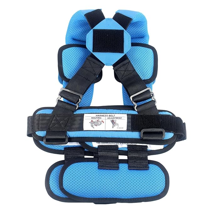 Extra Large Blue, Lightweight, Compact, Portable Car Seat - Perfect for Travel and Everyday Child Safety
