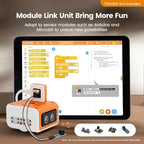 Inventor Kit for VinciBot Coding Robot, Electronic STEM Kit with programmable Module to Learn Programmable Electronic Projects for School Classroom Kids Ages 8+