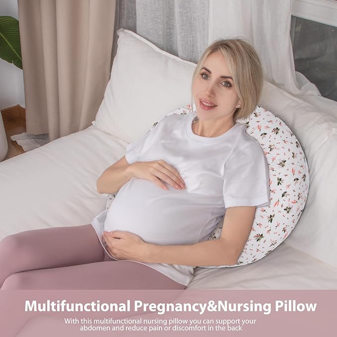 Chilling Home Nursing Pillow for Breastfeeding,Multifunctional Adjustable Breast Feeding Pillow,Bottle Feeding More Support for Mom and Baby, Breastfeeding Essentials for Newborn,Removable Cover