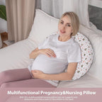 Chilling Home Nursing Pillow for Breastfeeding,Multifunctional Adjustable Breast Feeding Pillow,Bottle Feeding More Support for Mom and Baby, Breastfeeding Essentials for Newborn,Removable Cover