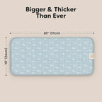 5-Pack Cotton Muslin Burp Cloths Baby Girls, Boys - Soft & Absorbent Spit Up Burp Rags, Large Muslin Towel, Cotton Wash Cloths for Babies, Newborn, Infant, No Shrink, Durable, Neutral (Wild Bloom)