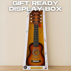 23" Acoustic Guitar, Kids 6 String Toy Guitar - Realistic Steel Strings - Beginner Practice First Musical Instrument for Children, Toddlers (Amber Sunburst)