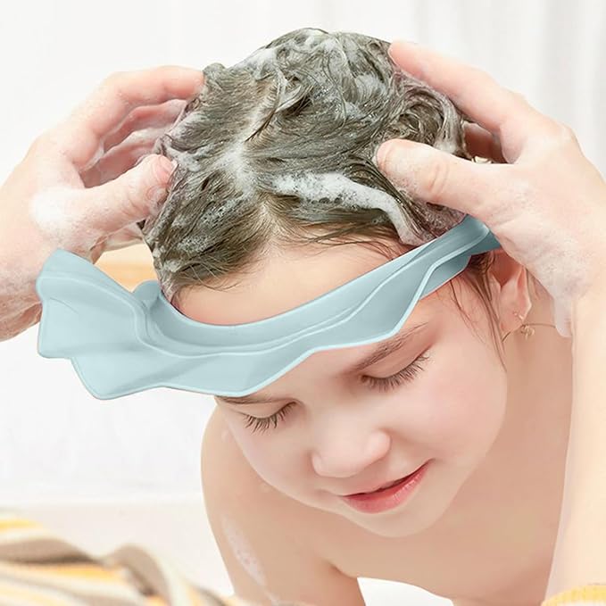 Kids Shower Visor – Splash-proof Adjustable Shampoo Protection Hat, Baby Toddler Adult Shower Cap, Bath Time Hair Shield | For Boys Girls Elderly Pregnant Disabled Keeps Water And Shampoo