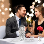 VoMii 2 Pack Crystal Lamp Touch, RGB 16 Colors Changing Night Light, Rechargeable Crystal Table Lamp Bedside Lamp, Cordless Rose Diamond Battery Night Light, for Bedroom/Party/Dinner/Decoration