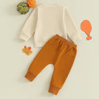 0-4T Toddler Boy Girl Halloween Outfit Fall Clothes Ghost Long Sleeve Sweatshirt Top Pants Baby Halloween Clothes
