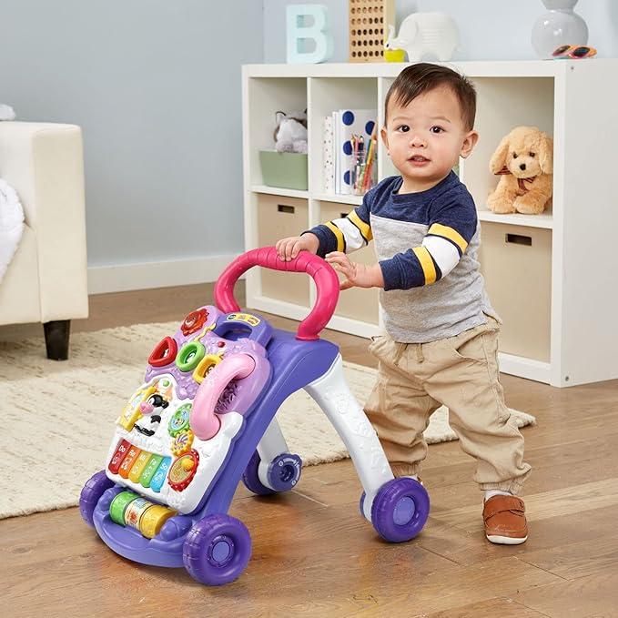 VTech Sit-to-Stand Learning Walker (Frustration Free Packaging), Lavender