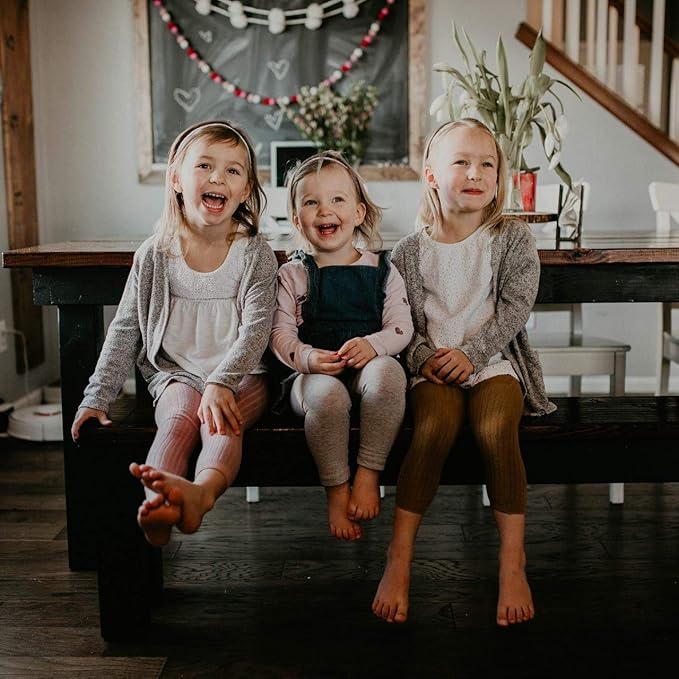 Parker Baby Girl Braided Headbands, Assorted 10 Pack of Hair Accessories for Girls -"Wildflower Set"