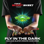 Force1 Scoot Hand Operated Drone for Kids or Adults - Hands Free Motion Sensor Mini Drones, Easy LED Indoor Rechargeable Flying Ball Drone Toy for Boys and Girls (Green)