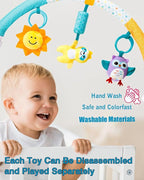 Pau1Hami1ton Baby Stroller Arch Toys, Car Seat Toys,Bouncer Toy Bar/Mobile for Bassinet,Adjustable Baby Hanging Toys Fit for Crib Bed,Stroller,Car Seat,Baby Gifts.S-19(Sloth)