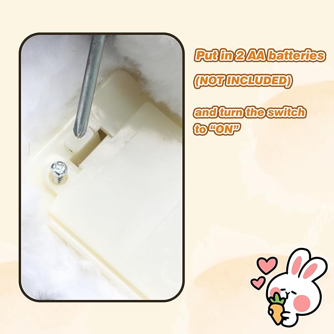 Easfan Bunny Pink Plush Toy Jumping Spotted Rabbit Talking Hopping Ears Nose Moving Educational Plush Toy Singing Shaking Glowing Interactive Toy Electric for Toddlers Kids