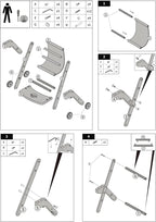 Wooden Baby Walker Doll Stroller, Baby Push Walker, Shopping Cart Learning Walk for Boys and Girls, Wood Push Toys for Toddler Learning to Walk