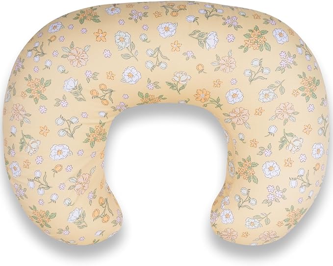 Nursing Pillow, Ergonomic Breastfeeding Pillow for Breastfeeding & Bottle Feeding, Standard Size Breathable with Washable Cover, Hypoallergenic (0-18Months)